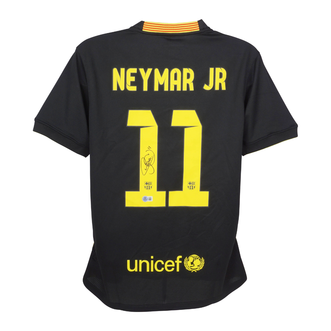 Neymar Jr Signed FC Barcelona Soccer Jersey #11 with Beckett COA